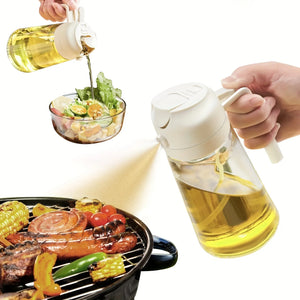 Plastic Oil Dispenser Spray Bottle for Kitchen Oil Sprayer Oil Dispenser Jar For Baking Roasting, BBQ, etc.