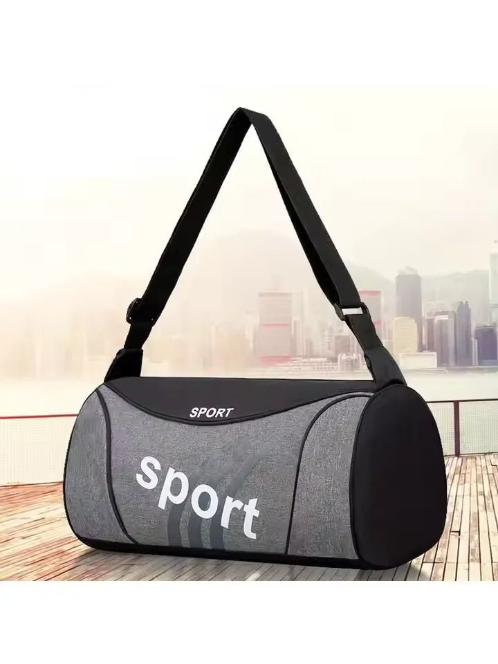 Unisex Gym Duffel Bag - Shoulder Backpack Travel Sports Bag with Large Capacity for Men & Women