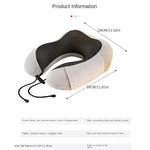 U-Shaped Memory Foam Neck Pillows Soft Travel Pillow Massage Neck Pillow Sleeping Airplane Pillow Cervical Healthcare Neck Spine Comfort