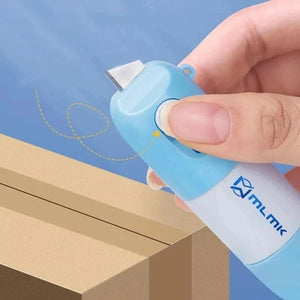 Thermal Paper Privacy Protection Tool with Unboxing Knife and Information Blackout Stamp With Unboxing Knife