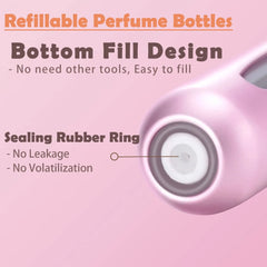 Perfume Atomizer 8&5ml Portable Perfume Mini Container For Travel Mini Aluminum Spray Refillable Bottle