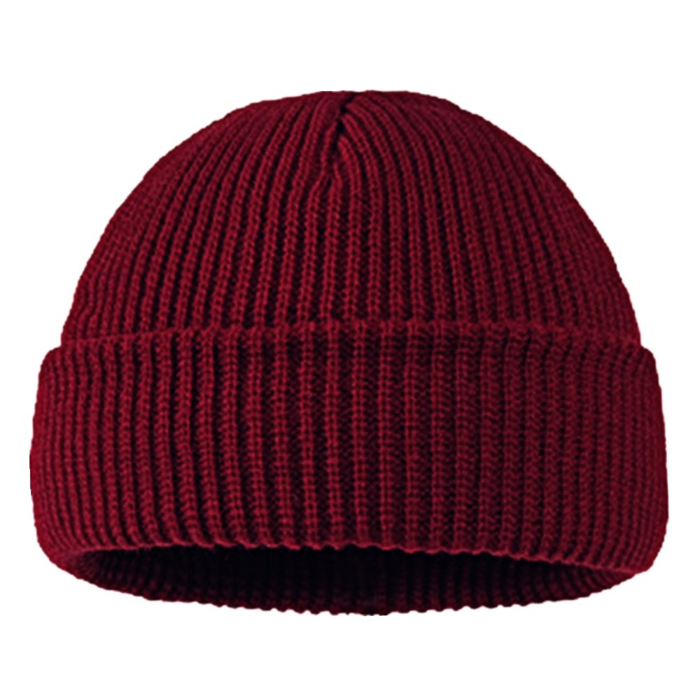 Knitted Beanie Unisex Winter Warm Casual Short Thread Streetwear Hat Cold Weather Fashion