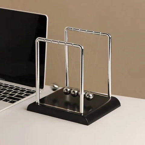 Newton's Cradle Balance Balls Pendulum Desk Toy Physics Science Kinetic Motion Office Decor Gift