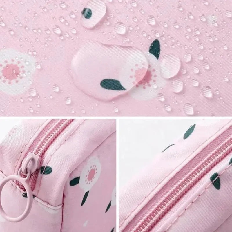 Sanitary Pad Tampon Storage Bag Portable Waterproof Organizer Pouch Cartoon Pattern Sanitary Napkin Bag