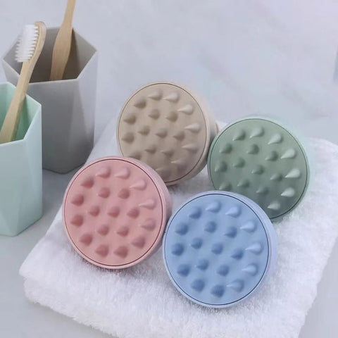 Scalp Massage Brush Silicone Shampoo Comb Hair Washing Body Bath Shower Salon Hairdressing Tool