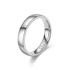 Gold Plated Ring Minimalist Couple's Wedding Engagement Ring Fashion Women's Simple Couple's Wedding Ring Gift for Her