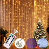 3M Christmas LED USB Fairy String Curtain Lights Christmas Decoration for Home 8 Different Modes with Remote Control