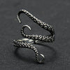 Vintage Handmade Snake Ring for Women New Fashion Unique Irregular Design Ring Birthday Party Jewelry Gifts for Her