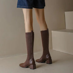 Sock-Boots brown