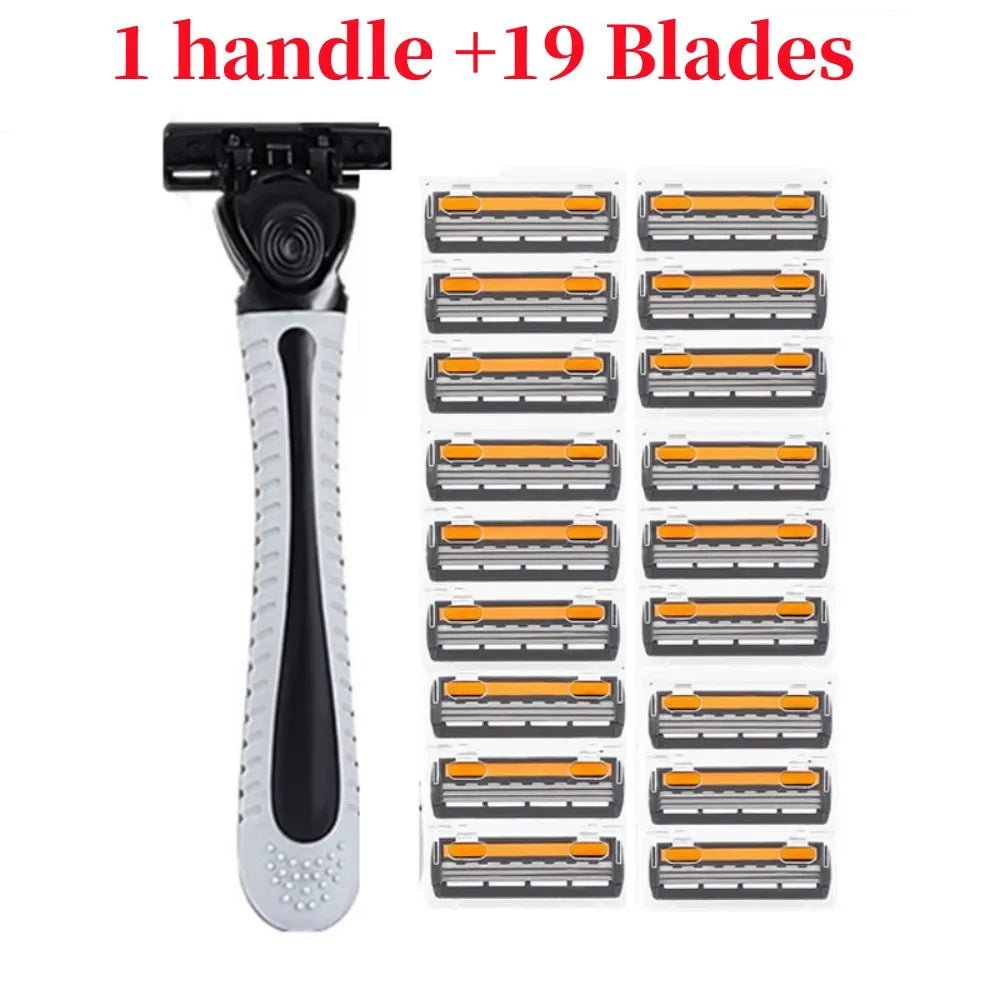 Stainless Steel Triple Blade Reusable Razor – Professional Shaving Tool