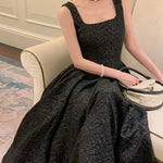 Spring/Summer Vintage Elegant Party Sleeveless Midi Dress Evening A-Line New Fashion Prom Dress