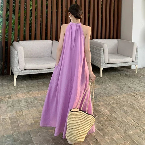 Purple Summer Long dress