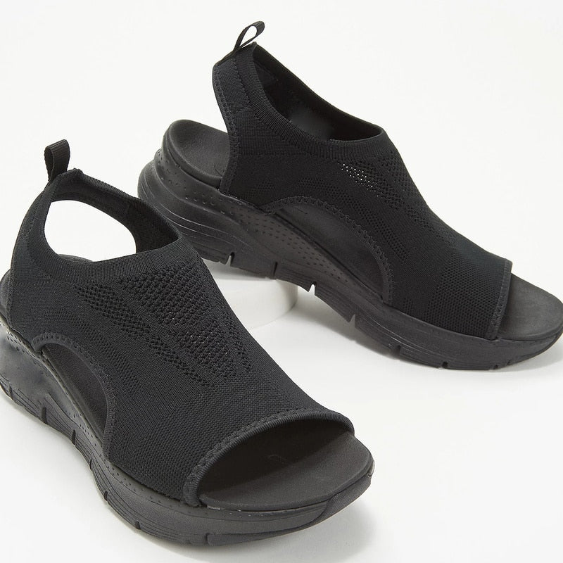 Women's Summer Platform Sandals Washable Slingback Orthopedic Slide Sport Comfortable Sandals