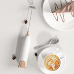 Electric Coffee Milk Mixer Frother Kitchen Drink Foamer Whisk Mixer Stirrer Coffee Cappuccino Creamer Whisk Frothy Blend Whisker