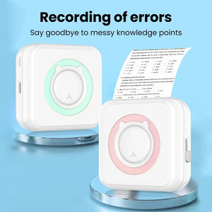 Mini Portable Printer Thermal Sticker Paper Inkless Bluetooth Wireless Android IOS Portable Label Printer