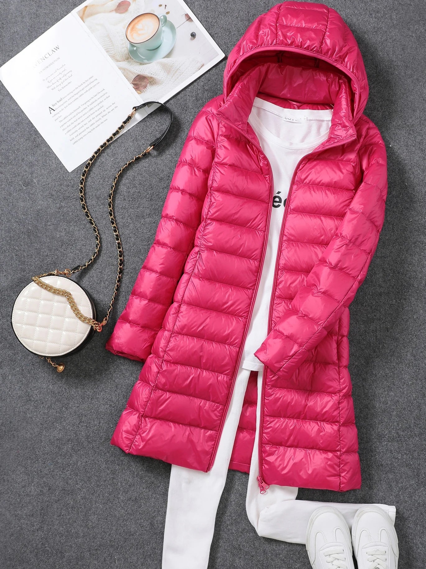 Women’s Hooded Quilted Winter Jacket - Warm, Stylish, & Cozy (M-5XL)