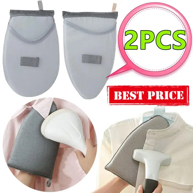 Washable Mini Ironing Board Gloves Anti-Scalding Iron Cover Padded Gloves Home/Travel Heat-Resistant For Use with Garment Steamer Ironing Accessories for Clothes