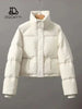 Short winter coat Jacket white