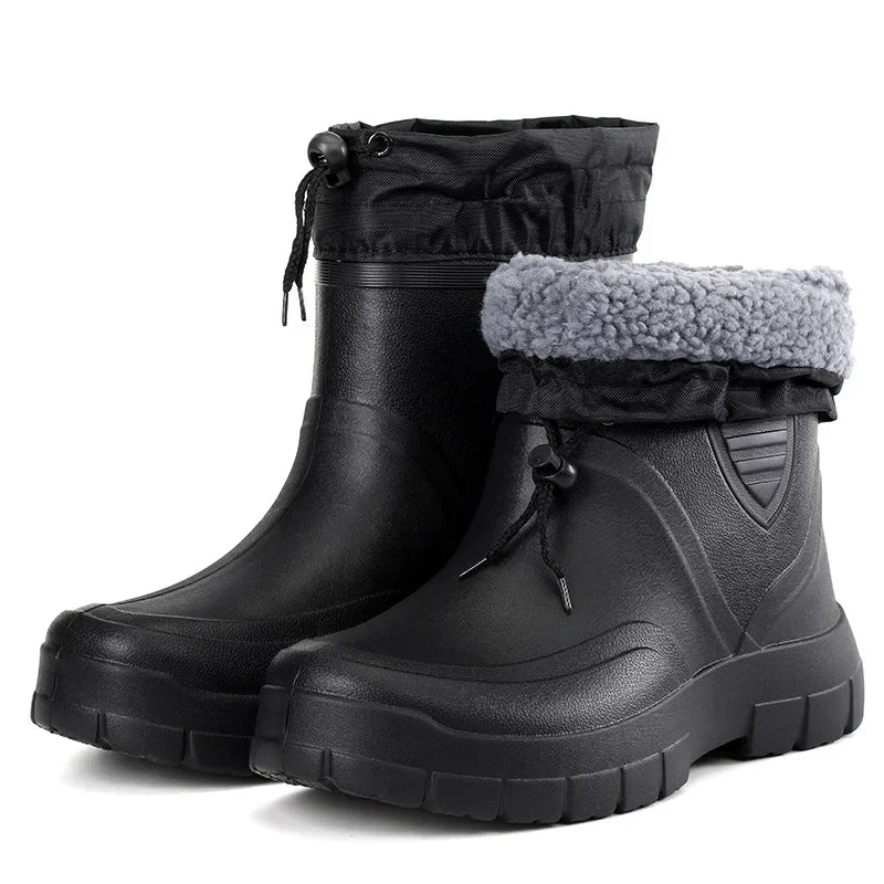 Unisex Ultra-Warm Insulated Winter Ankle Boots with Non-Slip Sole Waterproof