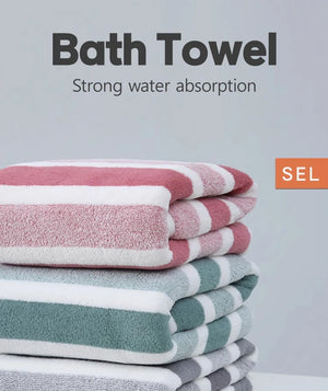 Best High-Absorption Striped Bath Towels for Ultimate Comfort