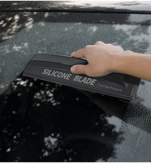 Squeegee Silicone Handy Soft Car Windshield Home Window Wiper Drying Blade Cleaning Tool Accessory