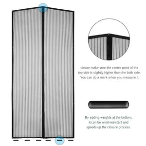 Automatic Closing Magnetic Mosquito Net Anti-Mosquito Net Summer Invisible Door Mesh Anti Bug Fly Partition Curtain Magic Mesh Room Divider