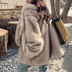 Faux Fur Coat 