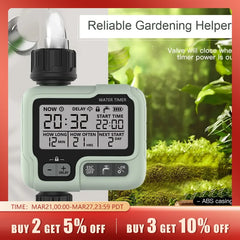 Automatic Water Timer for Sprinklers Garden Digital Irrigation Machine Intelligent Sprinkler Used Outdoors Saves Water & Time Set & Forget