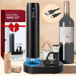 Electric Wine Bottle Opener Automatic Wine Corkscrew Rechargeable Wine Opener with Charging Base Wine Opening Tools