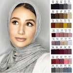 Premium Quality Jersey Scarf, Hijab Jersey Scarf, Headwrap Jersey Scarf Shawl