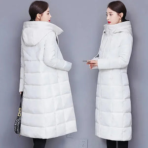 Puffer Coat white