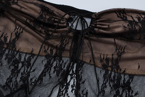 Women's Strapless Backless Crop Top & Maxi Skirt Sets