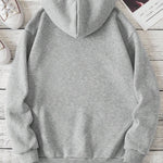 Women's "Faith Hope Love" Graphic Hoodie Casual Loose Streetwear Sweatshirt Autumn Fleece Hooded Hip Hop O-Neck Clothing Tops