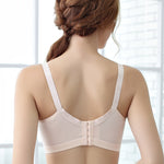 Wireless Nursing Maternity Bra Women's Breast Feeding Bra Postpartum Criss Cross Comfortable Lace Baby Nursing Bra