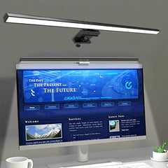 50cm LED Computer PC Monitor Screen Lamp Connect on top of Monitor Eye-Care Desk Lamp Bar Dimming Reading USB Powered Hanging Table Lamp