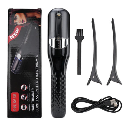 Rechargeable Cordless Split Hair Trimmer, Hair Split Ends Trimmer, Damaged Hair Remover, Hair Care Repair Treatment