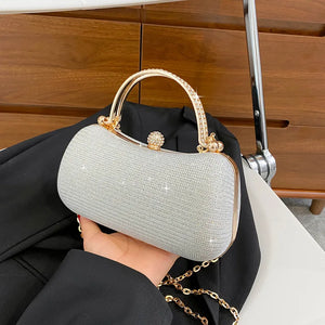 Cute Small Sparkly Shoulder Crossbody Bag Luxury Party Evening Handbags and Purses Clutch Bag