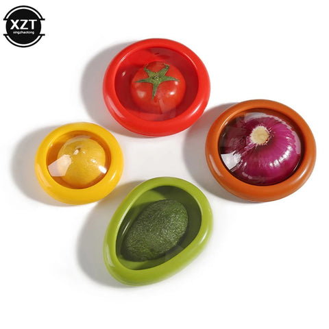 Kitchen Storage Box Fruit Vegetable Container Fresh Keeper Avocado Tomato Lemon Onion Gadget Tool