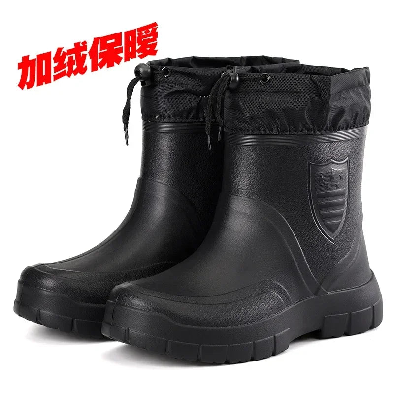 Unisex Ultra-Warm Insulated Winter Ankle Boots with Non-Slip Sole Waterproof