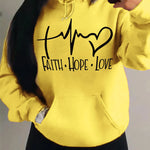 women's hoodie yellow