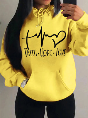 women's hoodie yellow