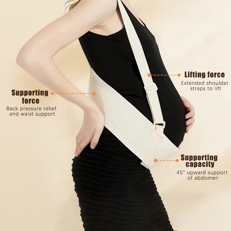 Prenatal Abdominal Support Belt For Pregnant Women Breathable Support Belt Waist Support Belt Abdominal Maternity Belt