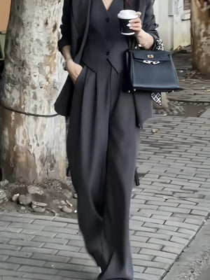 pant suit black