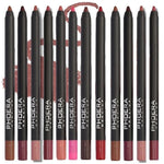 Lip Pencil Waterproof Matte Lipliner Sexy Red & Various Contour Tints Lipstick Lasting Non-Stick Cup Moisturizing Lips Makeup Cosmetic 12 Colors