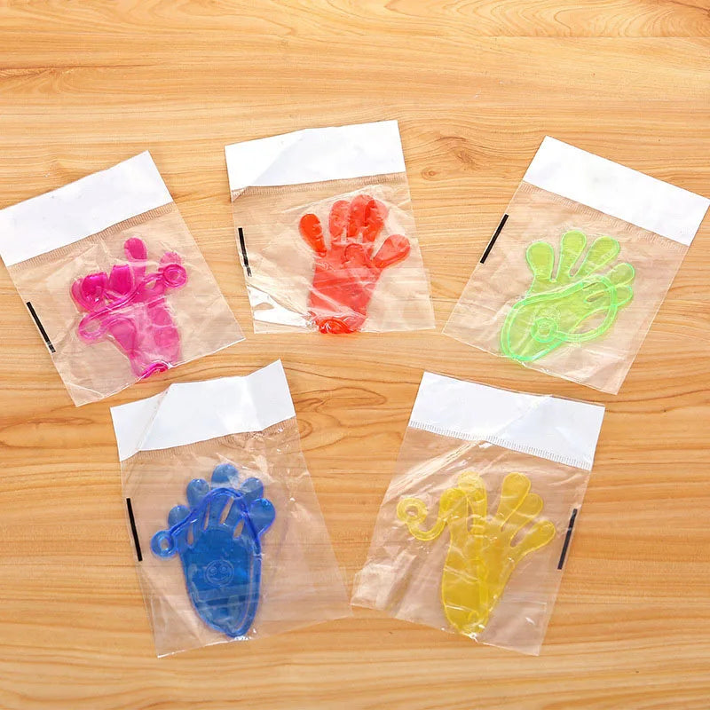 5-50 Pcs Funny Sticky Hands Toys for Kids Palm Elastic Sticky Squishy Slap Palm Toy Gift for Kids Novelty Party Favors