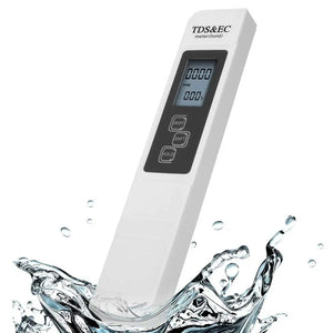 4-in-1 Digital Water Quality Tester TDS EC Meter, Range 0 to 9990 Multifunctional Water Purity Temperature TEMP PPM Tester