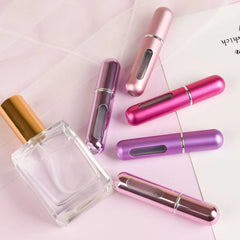 Perfume Atomizer 8&5ml Portable Perfume Mini Container For Travel Mini Aluminum Spray Refillable Bottle