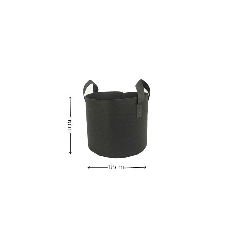 Square Planting Container, Garden Grow Bags, Felt Plant Bags, Indoor/Outdoor Grow Bags for Plants, Vegetables, Fruits