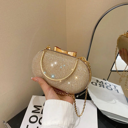 Clutch Sparkly Bag Purse Bling Sequins Handbag New Fashion Luxury Evening Crossbody Bag