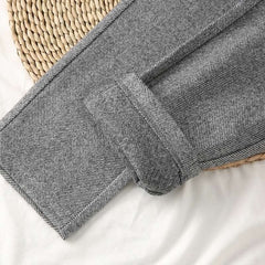 Woolen Pants For Women Harem Pencil Pants Autumn Winter High-Waist Casual Office Trousers